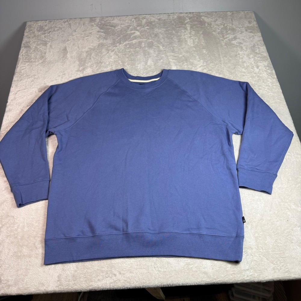 NWOT American Giant‎ Men Midweight Crewneck Fleece Sweatshirt XL Purple USA Made